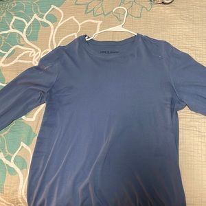 Life is good solid long sleeve T